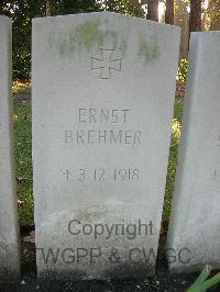 Brookwood Military Cemetery - Brehmer, Ernst