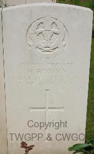 Brookwood Military Cemetery - Brown, H