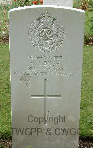 Brookwood Military Cemetery - Bush, Allan Robert