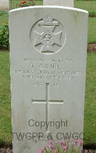 Brookwood Military Cemetery - Cahill, T J