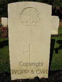 Brookwood Military Cemetery - Currie, Thomas