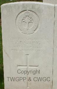 Brookwood Military Cemetery - Darling, Reginald Vincent