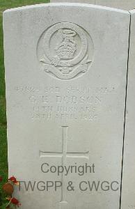 Brookwood Military Cemetery - Dobson, G E