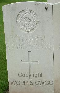 Brookwood Military Cemetery - Hadfield, Arthur James