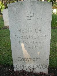 Brookwood Military Cemetery - Haselmeyer, Heinrich