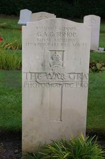 Brookwood Military Cemetery - BISHOP, G A G