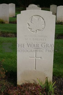 Brookwood Military Cemetery - BURDITT, M T