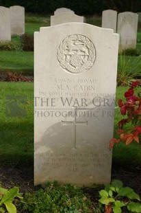 Brookwood Military Cemetery - CADIN, M A