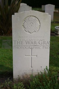 Brookwood Military Cemetery - EARNSHAW, J E F