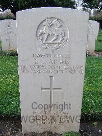 Minturno War Cemetery - Adams, Leonard George