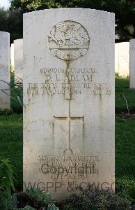 Minturno War Cemetery - Adlam, Donald Leslie