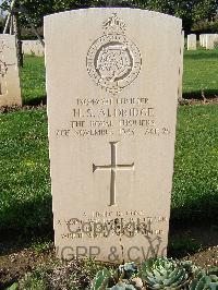 Minturno War Cemetery - Aldridge, Herbert Samuel