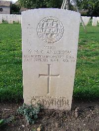 Minturno War Cemetery - Anderson, Guy Michael Charles