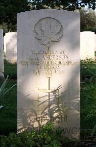 Minturno War Cemetery - Anderson, Kenneth Adolf