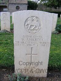 Minturno War Cemetery - Anderton, William
