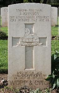 Minturno War Cemetery - Johnson, James