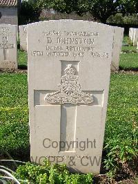 Minturno War Cemetery - Johnston, David