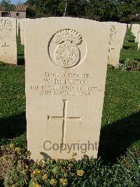 Minturno War Cemetery - Johnston, William