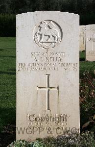 Minturno War Cemetery - Kelly, Arthur Lawrence