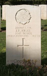 Minturno War Cemetery - Kelly, John Renfrew