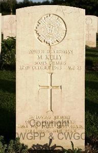 Minturno War Cemetery - Kelly, Maurice