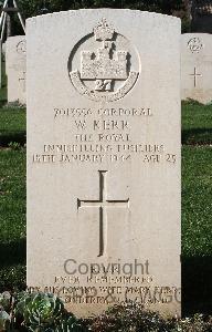 Minturno War Cemetery - Kerr, William