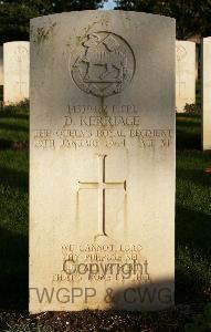 Minturno War Cemetery - Kerriage, Donald