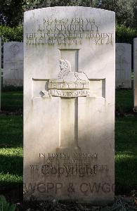 Minturno War Cemetery - Kimberley, Ernest Gilbert