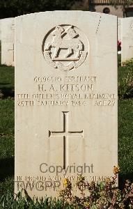 Minturno War Cemetery - Kitson, Henry Albert