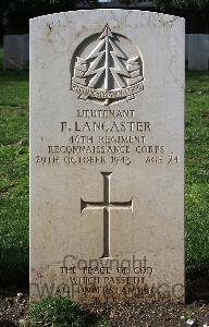 Minturno War Cemetery - Lancaster, Phillip