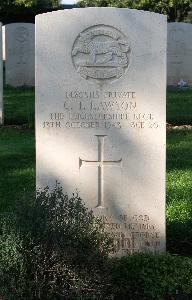 Minturno War Cemetery - Lawson, George Thomas