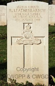 Minturno War Cemetery - Leatherbarrow, Ronald