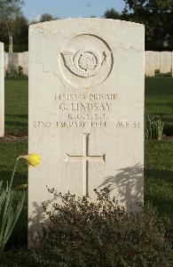 Minturno War Cemetery - Lindsay, George