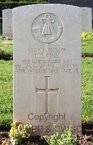 Minturno War Cemetery - Link, Thomas Crawford