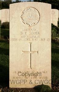 Minturno War Cemetery - Loder, David Eustice