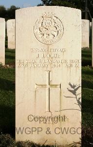 Minturno War Cemetery - Logue, James