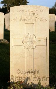 Minturno War Cemetery - Lord, John Edward