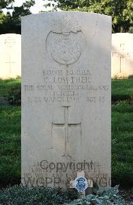 Minturno War Cemetery - Lowther, George