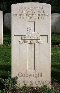 Minturno War Cemetery - Lyons, John Joseph