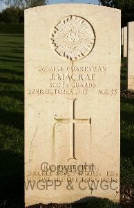 Minturno War Cemetery - MacRae, John