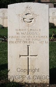 Minturno War Cemetery - Maddison, Maurice