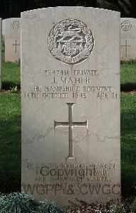 Minturno War Cemetery - Maher, John