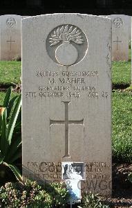 Minturno War Cemetery - Maher, Martin