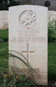 Minturno War Cemetery - Marsh, Frederick