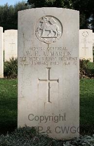 Minturno War Cemetery - Martin, William Henry Albert