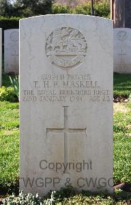 Minturno War Cemetery - Maskell, Thomas Harry Peter