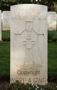 Minturno War Cemetery - Masters, Alfred John