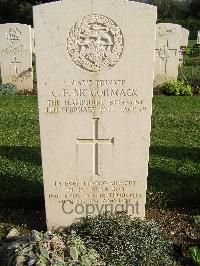 Minturno War Cemetery - McCormack, Charles Frederick