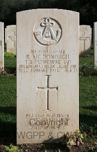 Minturno War Cemetery - McDonough, Ronald