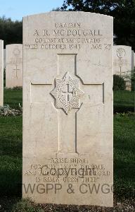 Minturno War Cemetery - McDougall, Alexander Robert